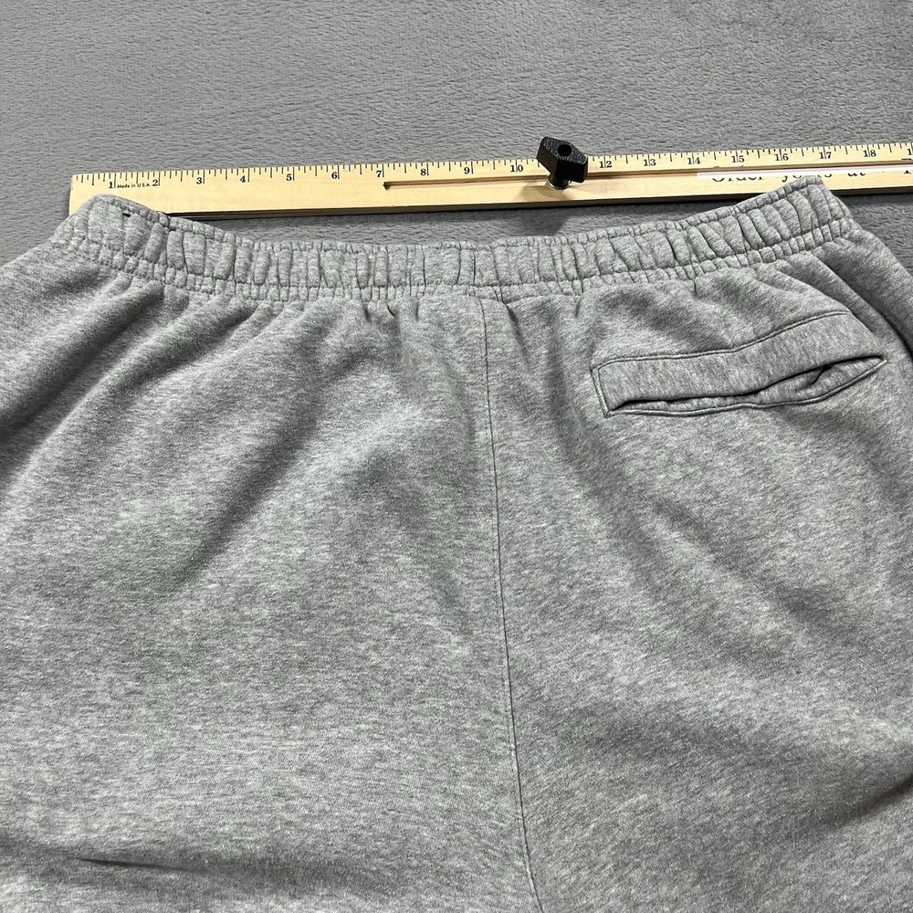 Nike Sweatpants Mens 2XL Gray Club Fleece Joggers Pockets Gym Workout Training - Picture 5 of 12